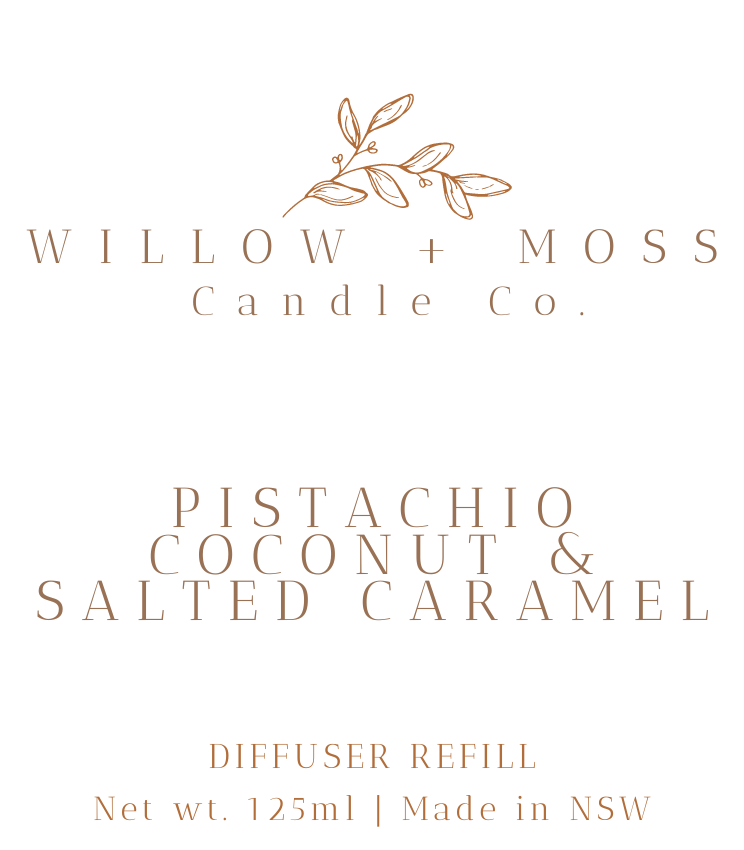 Pistachio, Coconut & Salted Caramel Diffuser Refill